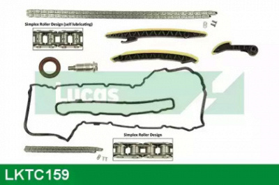 LUCAS ENGINE DRIVE lktc159 -  Комплект цели привода распредвала